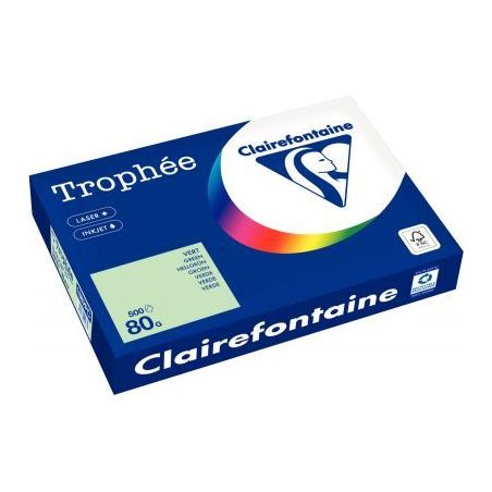 Achetez Carton de 3 ramettes de 500 feuilles format A3 80g vert CLAIREFONTAINE 15846 X3 TROPHEE CLAI..