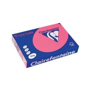 Achetez Carton de 5 ramettes de 500 feuilles format A4 80g fuchsia 1771PCX5 TROPHEE CLAIREFONTAINE p..