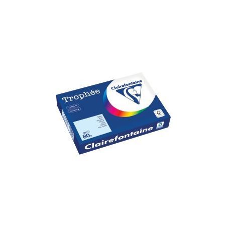 Achetez Carton de 5 ramettes de 500 feuilles format A4 80g bleu CLAIREFONTAINE 1971PCX5 TROPHEE CLAI..