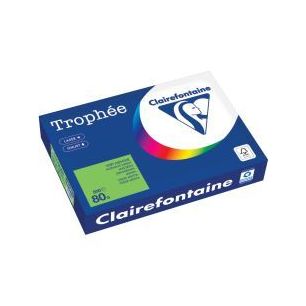 Achetez Carton de 5 ramettes de 500 feuilles format A4 80g vert CLAIREFONTAINE 1875PCX5 TROPHEE CLAI..