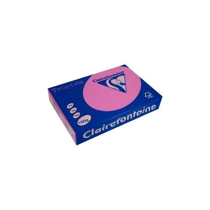 TROPHEE A4 160G FSC COULEUR INTENSE X250F ROSE FUS