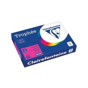 Achetez Carton de 5 ramettes de 500 feuilles format A4 80g rose fluo 2973PCX5 TROPHEE CLAIREFONTAINE..