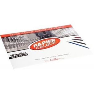 Achetez Pochette de 20 feuilles papier calque uni, 90 g 24x32 cm EXCELLENCE 43008MAJUSC pas cher sur..