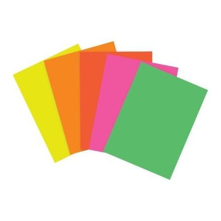 Achetez Paquet de 25 feuilles affiche 90 grammes format 40x60cm fluo assortis 293899MAJUSC CLAIREFON..