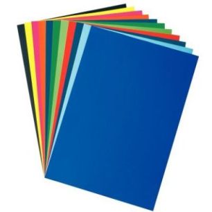 Achetez Paquet de 50 feuilles affiche couleurs éclatantes 85g format 60x80cm couleurs assorties 3-0..