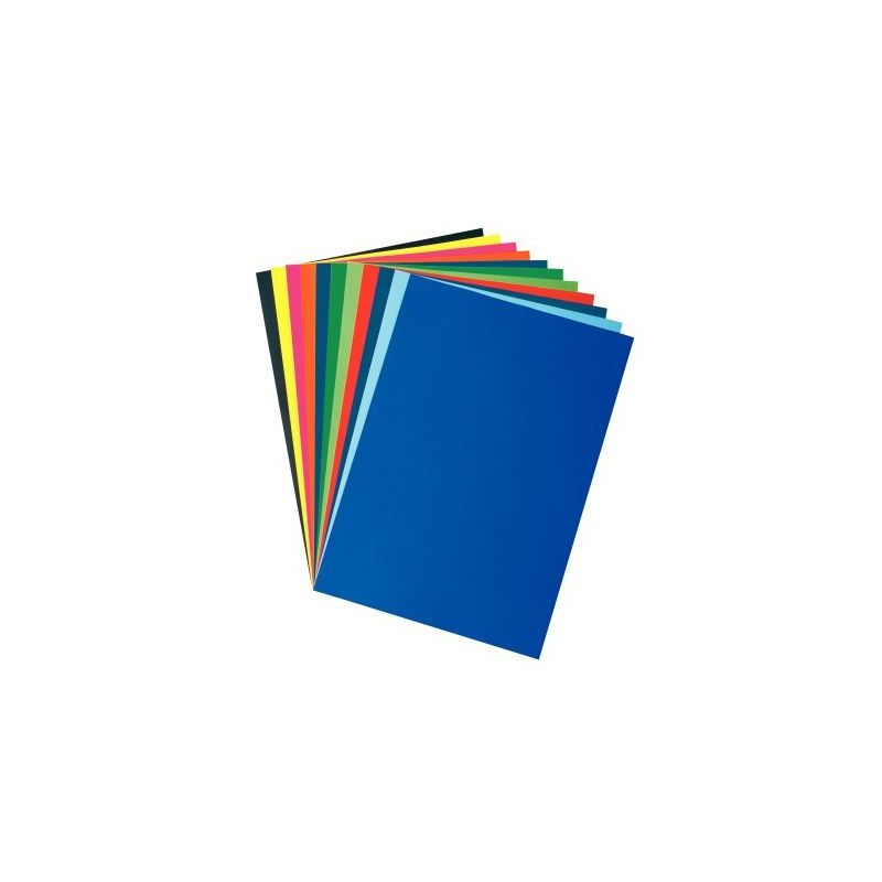 Achetez Paquet de 50 feuilles affiche couleurs éclatantes 85g format 60x80cm couleurs assorties 3-0..