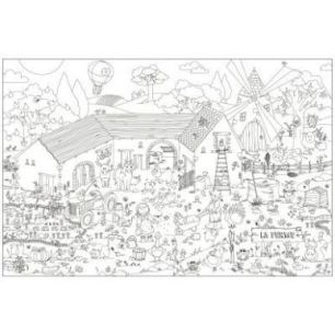 Achetez Coloriage geant ferme PAPCOLORGFERME pas cher sur Ma Rentrée Scolaire