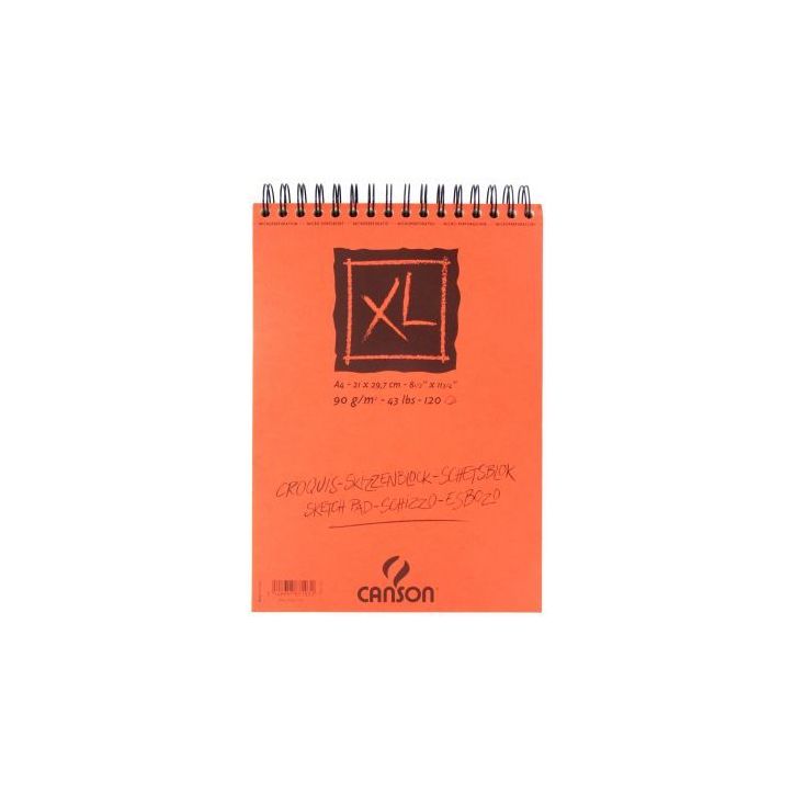 Album à  spirale Croquis XL 120 feuilles, format 21x29,7 cm 90 g C200787103 CANSON