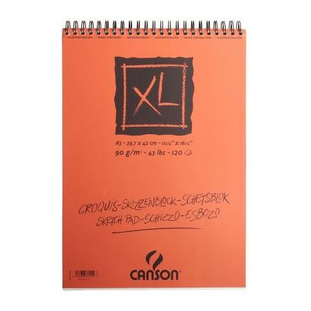 Achetez Album à  spirale Croquis XL 120 feuilles, format 29,7x42 cm 90 g C200787115 CANSON pas che..