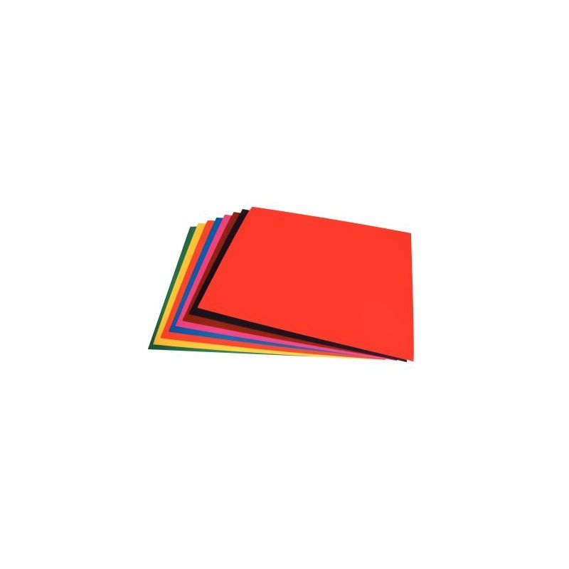 Achetez Paquet 25 feuilles CARTA 210g 50x70 cm couleurs assorties 454299C CLAIREFONTAINE pas cher su..