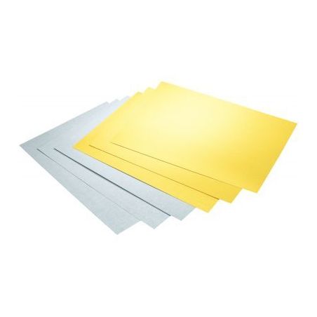 Achetez Bloc de 10 feuilles de carton nacré A4, 300G : 5 or et 5 argent 611 pas cher sur Ma Rentr ..