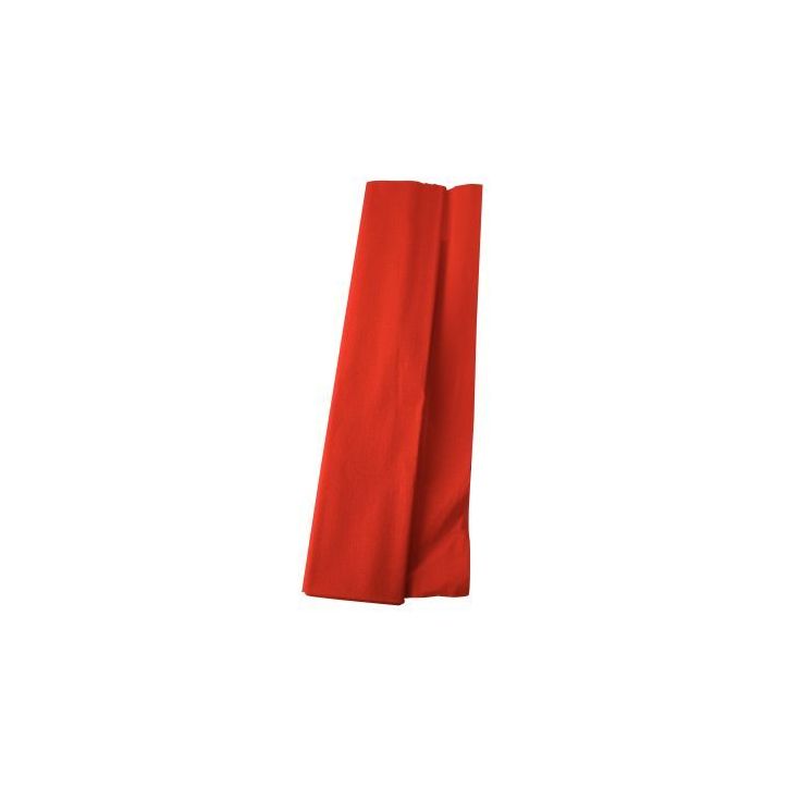Paquet de 10 feuilles crépon supérieur 250x50 rouge 15915