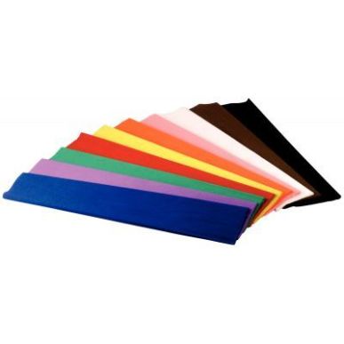 Achetez Paquet de 10 feuilles de crépon ignifugé 250x50cm assorties 914399C MAILDOR CLAIREFONTAINE..