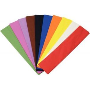 Achetez Paquet de 10 feuilles crépon ordinaire 200x50 cm rouge 2115 pas cher sur Ma Rentrée Scolai..