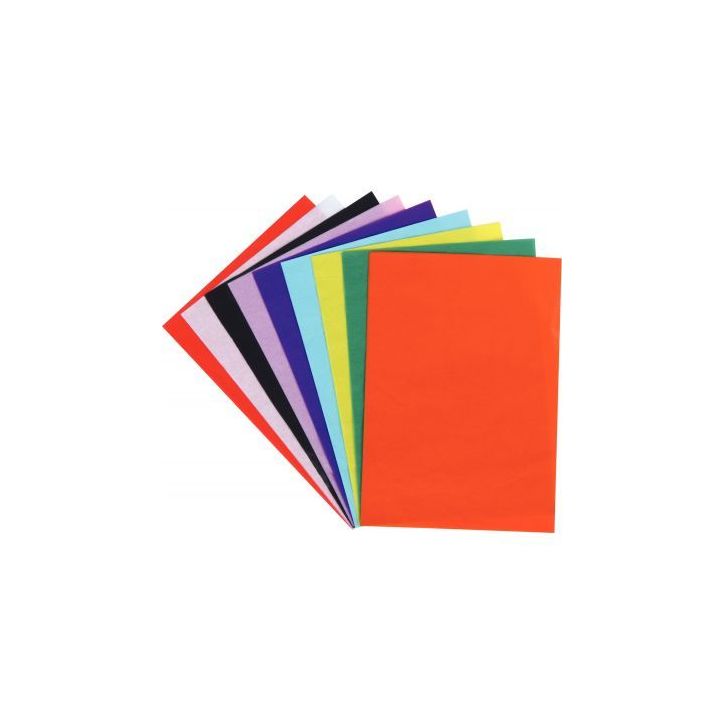Paquet de 26 feuilles de papier de soie 50 x 70 cm rouge 90020