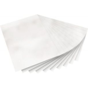 Achetez Pochette de 10 feuilles transparentes électrostatiques pour vitrail format 23 x 33 cm 45023..