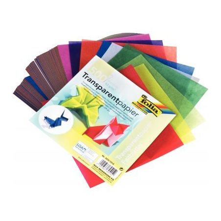 Achetez Paquet de 500 feuilles papier vitrail 15 x 15 cm couleurs assorties 825/1515 pas cher sur Ma..
