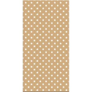 Achetez Sachet de 50 pochettes en papier kraft format 15 x 31 cm motif étoile blanche 394107C pas c..