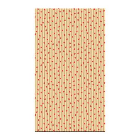 Achetez Sachet de 50 pochettes en papier kraft format 11 x 21 cm motif cur rouge 394106C pas cher ..