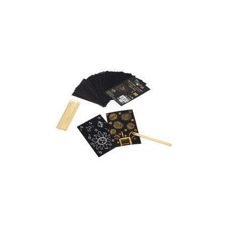 Achetez Pochette de 20 feuilles à gratter or et argent KOB-G/SB-20-2 pas cher sur Ma Rentrée Scola..
