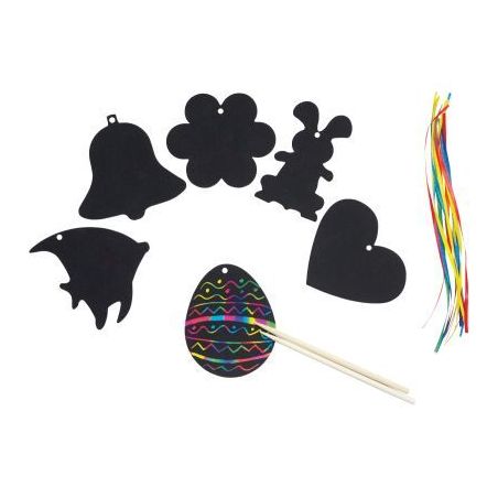 Achetez Sachet de 60 formes printemps à gratter 2298 pas cher sur Ma Rentrée Scolaire