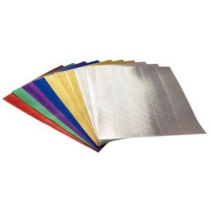 Achetez Paquet de 10 feuilles de carton ondulé métalisé 1 face 25 x 35 cm 26890 pas cher sur Ma R..