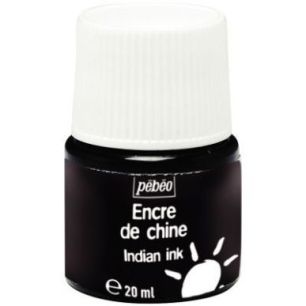 Achetez Flacon 20ml dencre de Chine noire 603710 PEBEO pas cher sur Ma Rentrée Scolaire