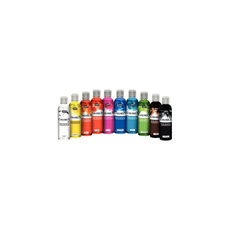 Achetez Lot de 10 flacons 250ml d'encres à dessiner COLOREX dont 3 offerts 417406 COLOREX PEBEO pas..