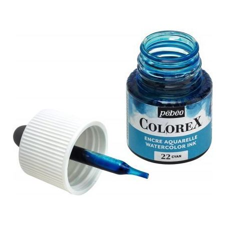 Achetez Boîte de 10 flacons 45ml d'encre à dessiner COLOREX, coloris assortis 417405 COLOREX PEBEO..