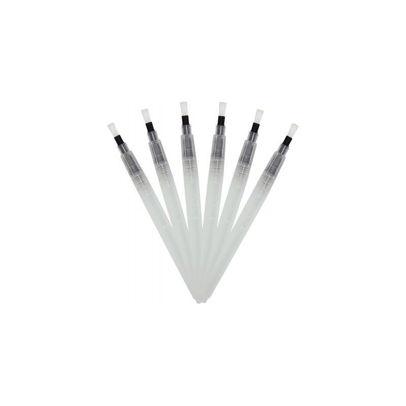 Achetez Lot de 6 brosses plates à réservoir, pointes moyennes GI00109 pas cher sur Ma Rentrée Sco..