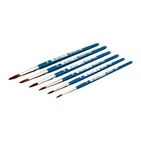 Achetez Pot de 144 pinceaux en poils de poney 24 pièces par 6 tailles assorties (n° 4, 6, 8, 10, 1..