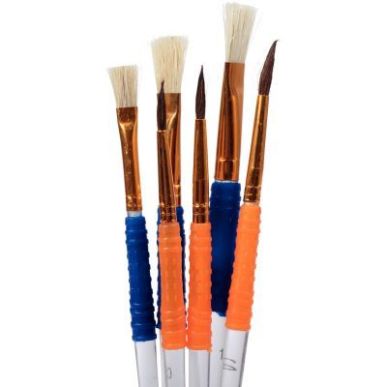 Achetez Pot de 72 pinceaux et brosses avec grip caoutchouc assortis 2003/65375 pas cher sur Ma Rentr..