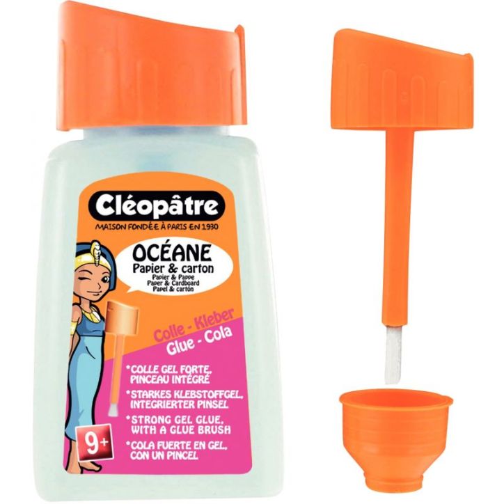 Flacon de colle 80gr forte bleutée OAD110P CLEOPATRE