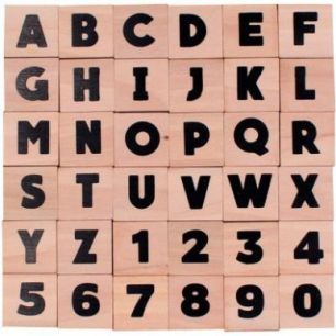 Achetez Set 36 tampons lettres/chiffres en majuscule L740202 pas cher sur Ma Rentrée Scolaire