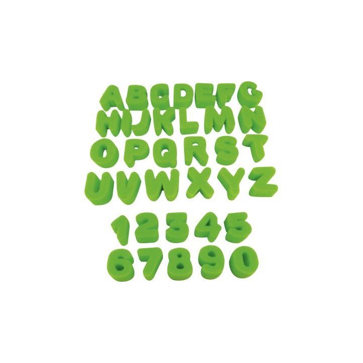 Lot de 36 éponges les chiffres + les lettres L749006