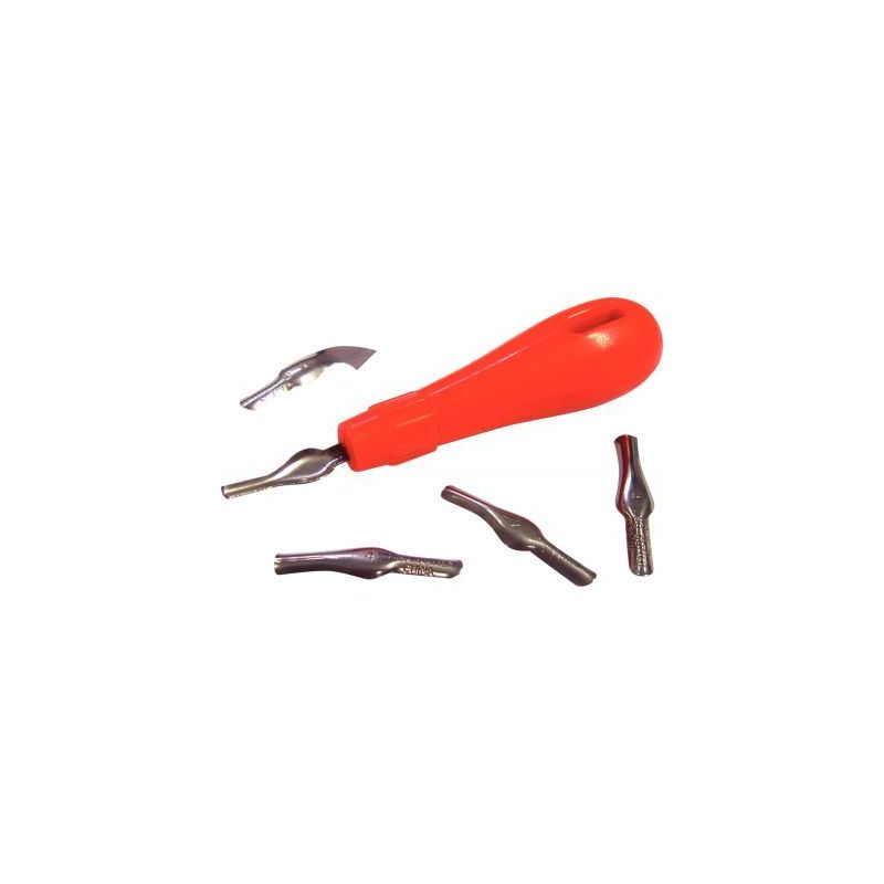 Achetez Set manche + 5 gouges assorties pour linogravure 792-6 pas cher sur Ma Rentrée Scolaire Achetez Set manche + 5 gouges assorties pour linogravure 792-6 pas cher sur Ma Rentrée Scolaire