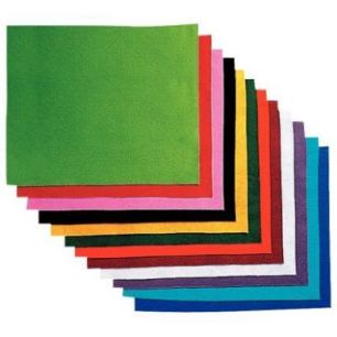 Achetez Paquet de 12 coupons de feutrine non adhésive, format 20 x 30 cm coloris assortis SC41866 p..