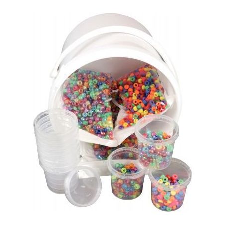 Achetez Seau 3000 perles cassis  + 10 pots vides offerts 1950 pas cher sur Ma Rentrée Scolaire