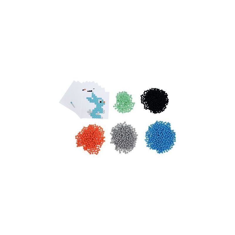 Achetez Sac de 1500 aquaperles et 10 modèles, format 3 x 3mm, en 5 coloris assortis L980001 pas che.. Achetez Sac de 1500 aquaperles et 10 modèles, format 3 x 3mm, en 5 coloris assortis L980001 pas che..