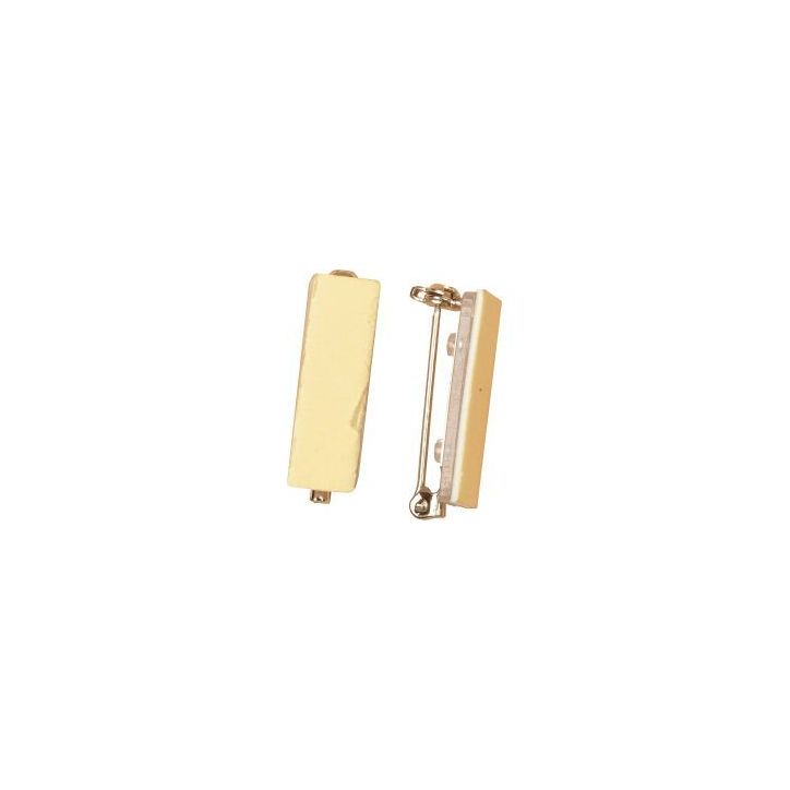 Sac 10 attaches broches en nickel adhésives 540130