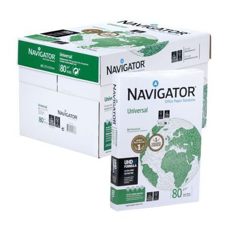 Achetez Carton de 5 ramettes de 500f format A3 80g blanc NAVIGATOR 50549X5 NAVIGATOR pas cher sur Ma..