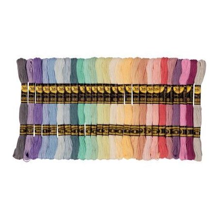 Achetez Sachet de 52 écheveaux pour bracelets brésilien pastel 23993 pas cher sur Ma Rentrée Scol..