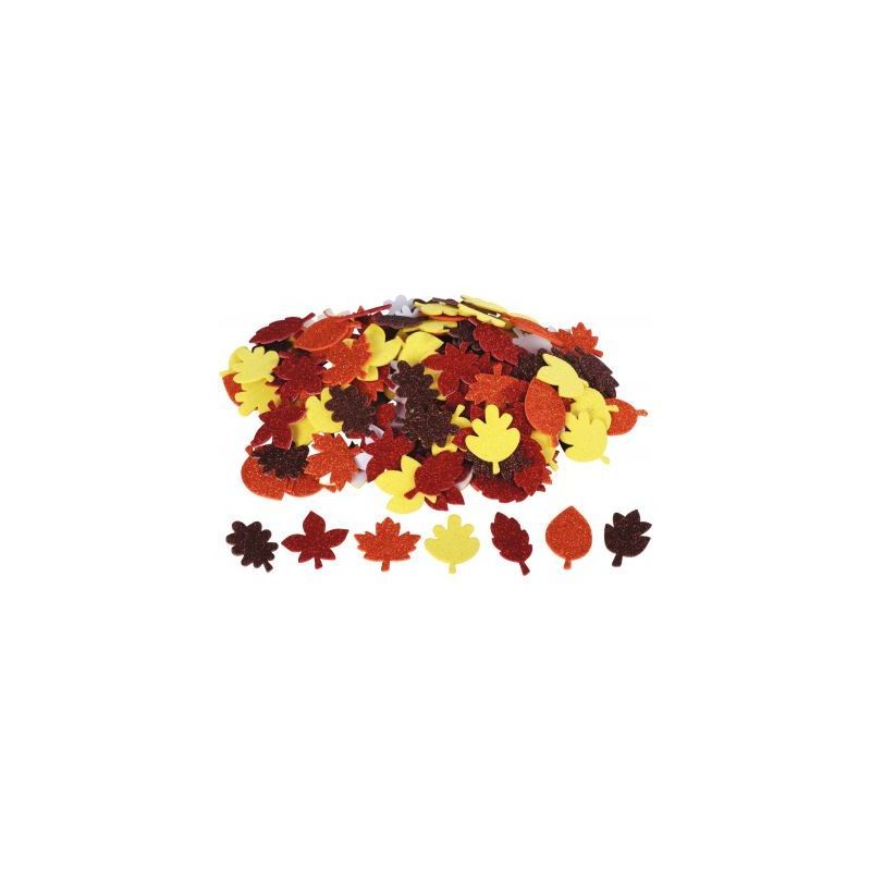 Achetez Sachet de 200 gommettes  feuilles d' automne en mousse L837975 pas cher sur Ma Rentrée Scol..