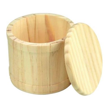 Achetez Boite ronde en bois avec couvercle, diamètre 10 cm 7692 pas cher sur Ma Rentrée Scolaire