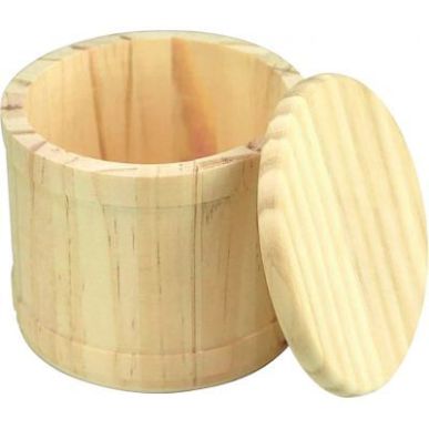 Achetez Boite ronde en bois avec couvercle, diamètre 10 cm 7692 pas cher sur Ma Rentrée Scolaire