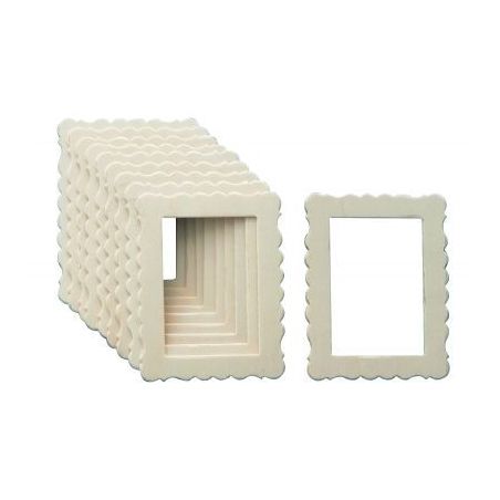 Achetez Lot de 10 cadres rectangulaires en bois 2075 pas cher sur Ma Rentrée Scolaire