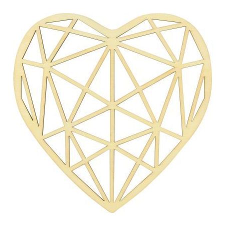 Achetez Grand cur origami en bois, diamètre 20 cm 7048 pas cher sur Ma Rentrée Scolaire