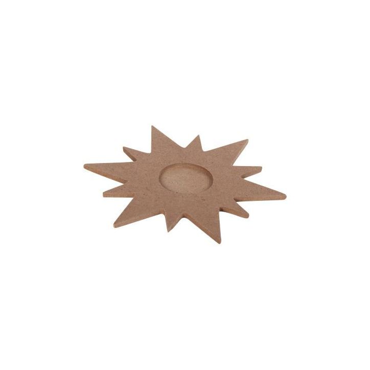 Lot de 10 supports forme étoile pour une bougie 2033