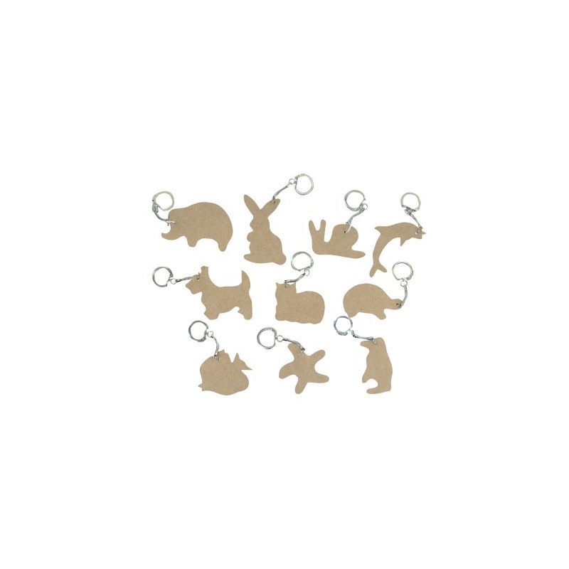 Achetez Lot de 10 porte-clés animaux en bois 68833 pas cher sur Ma Rentrée Scolaire Achetez Lot de 10 porte-clés animaux en bois 68833 pas cher sur Ma Rentrée Scolaire