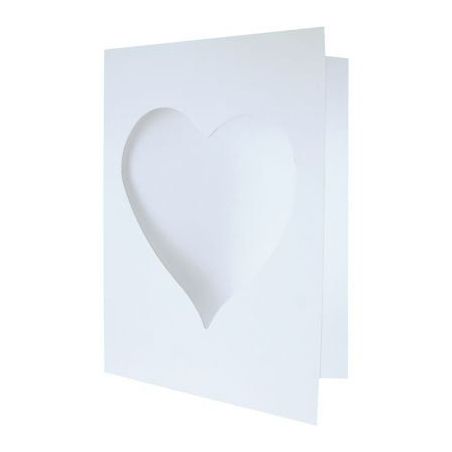 Achetez Lot de 10 cadres photo découpe forme coeur CAC10 pas cher sur Ma Rentrée Scolaire